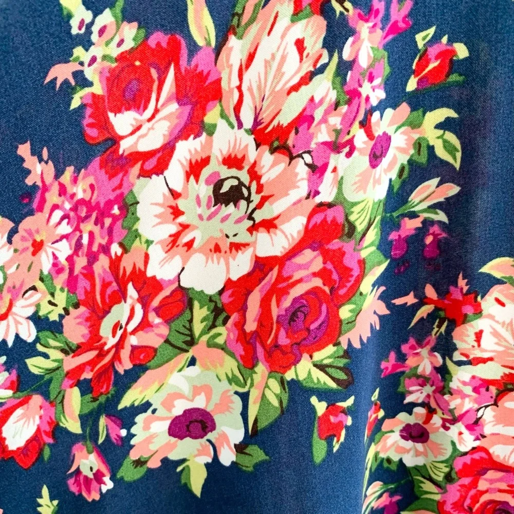 Floral Print Robe - Picture 6 of 6